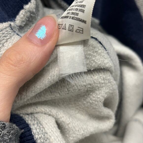 Vintage y2k Aeropostale Shorts 4 Gray Side Striped Mens‎ M Gym Sweat Shorts Logo - Picture 10 of 11